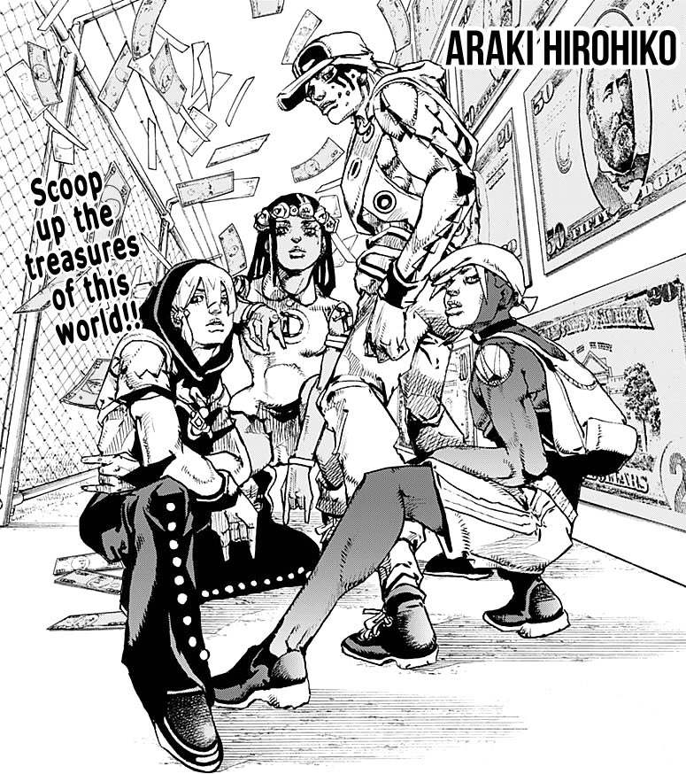 JOJOLANDS 6
The most important thing about the newest chapter is we got more of the gangster pose
