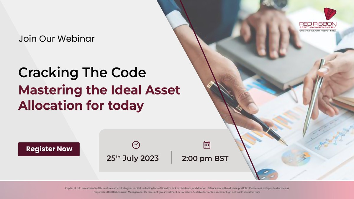 OlgersFrank's tweet photo. Make sure you mark your calendars for our highly sought-after webinar "Cracking the Code: Mastering the Ideal Asset Allocation for today," on July 25, 2023, at 2:00 pm BST. 

Secure your spot: https://t.co/Eb2fP7ssdV https://t.co/lNgDgpRJQp