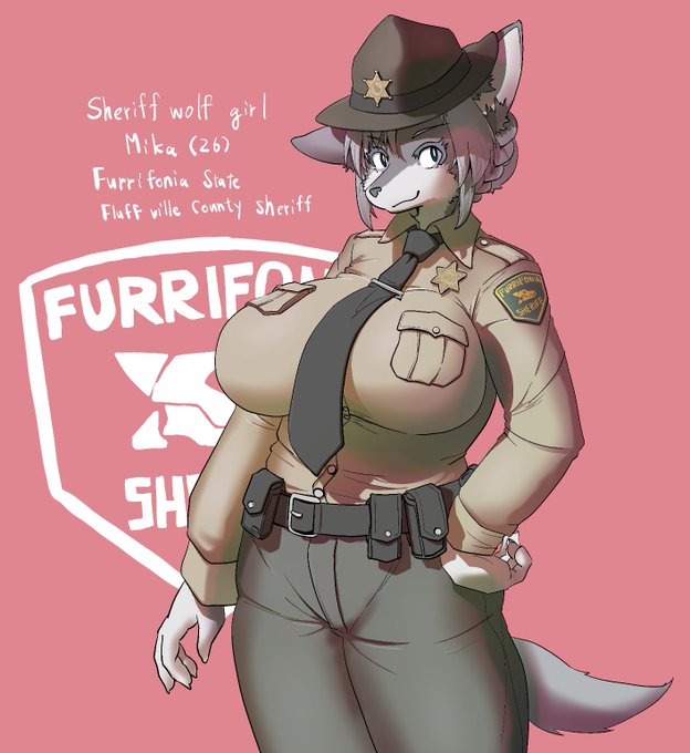 wolf girl sheriff! 🐺🚓 