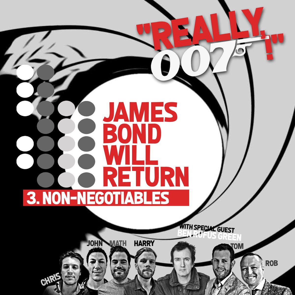 Comedian Ben Rufus Green (@greensville) joins us for our latest look into the next #JamesBond film - all about the absolute essentials! 🍎podcasts.apple.com/gb/podcast/rea… 🎧open.spotify.com/episode/5i4JsY…