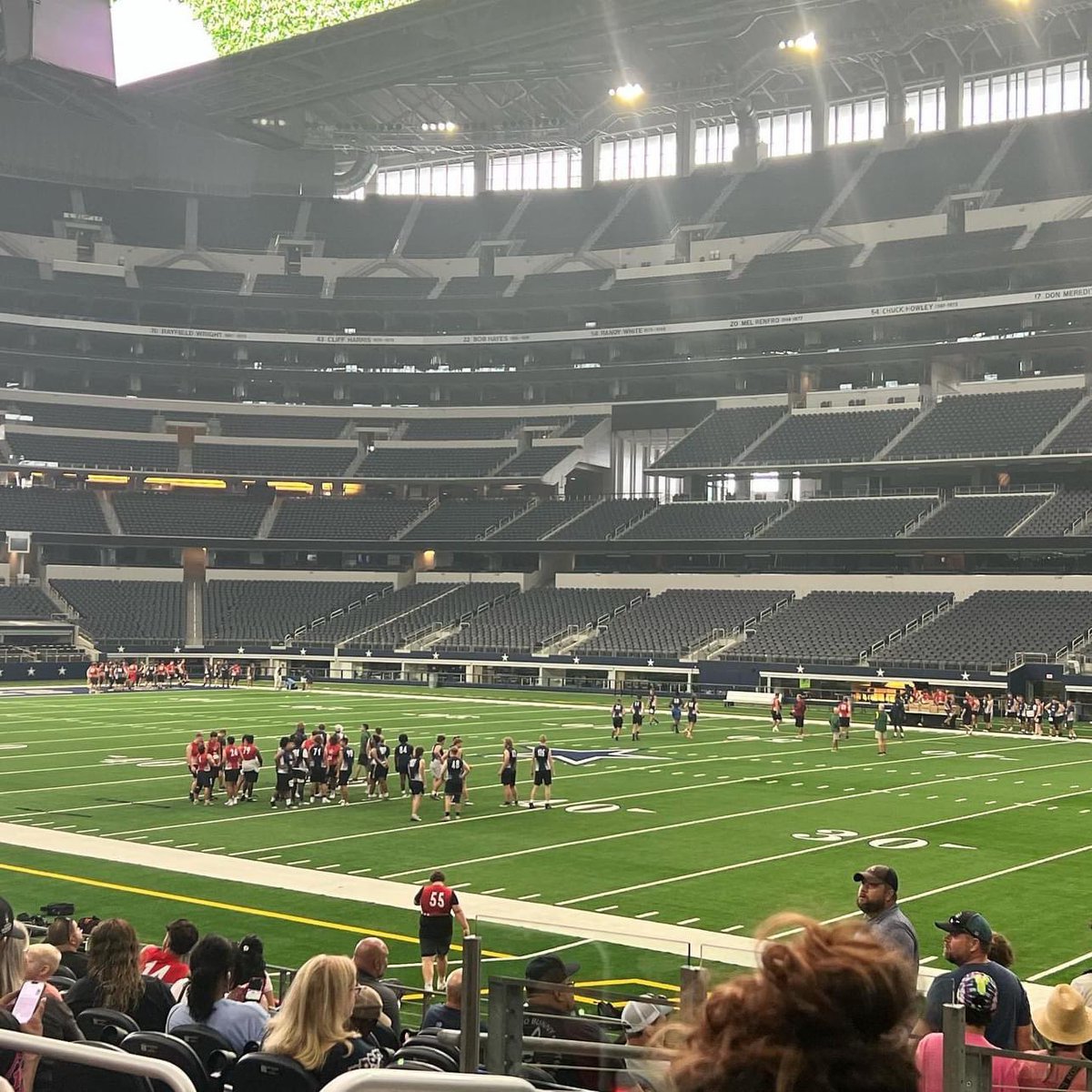 Seating view for AT&T Center Section 120 Row 31 Seat 7