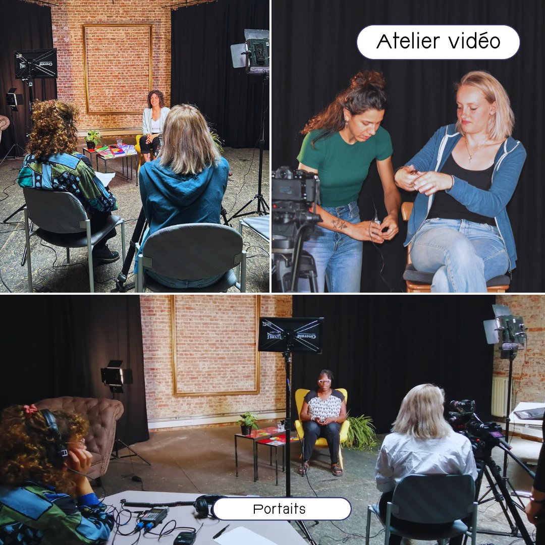 📷 ATELIER VIDÉO : LES COULISSES
Retour en image sur le dernier atelier vidéo : création d’interviews !
Nora, Elise et Zenolie ont rencontré Rokia Bamba et Asma El Guezouli de Baleine sous caillou podcast !
#media #feminisms #interview #portrait #podcast #dj #Empowerment