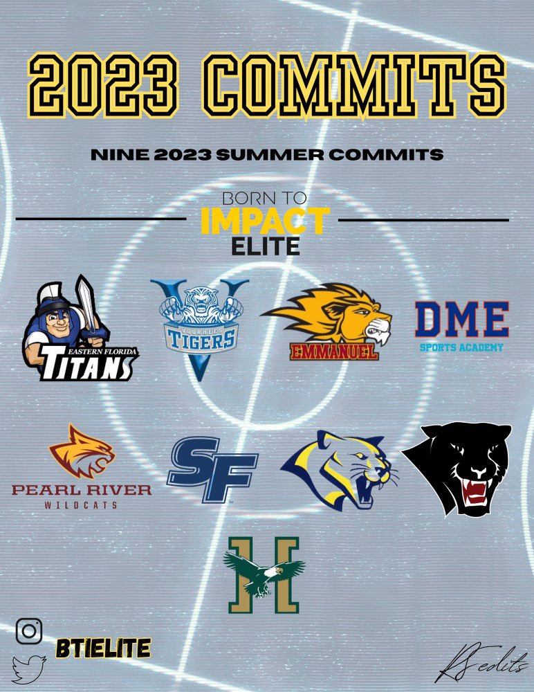 Team Speights 17u- Bianchi (@tms17ubianchi) on Twitter photo First year program! All the 2023 players have signed to the next level! #BTI🏀
<a href="/OntheRadarHoops/">Shun Williams</a> <a href="/coach_bianchi/">Coach Bianchi</a> <a href="/CoachRon_/">Coach Ron Blount</a> <a href="/brettnichols1/">Bnix</a>
<a href="/jovielacevedoo/">Joviel Acevedo</a> <a href="/BranchKarmello/">karmello branch</a> <a href="/chand1erdavis/">chandler Davis</a> <a href="/KyleOHare13/">Kyle O’Hare</a> <a href="/XavierFinney3/">Xavier “Zay” Finney</a> <a href="/MichaelJones24_/">Michael</a> <a href="/kruska_alex/">Alex Kruska</a> <a href="/SanonCristian/">Cristian Sanon</a> <a href="/GJahmeir/">Jahmeir Henderson</a> First year program! All the 2023 players have signed to the next level! #BTI🏀
<a href="/OntheRadarHoops/">Shun Williams</a> <a href="/coach_bianchi/">Coach Bianchi</a> <a href="/CoachRon_/">Coach Ron Blount</a> <a href="/brettnichols1/">Bnix</a>
<a href="/jovielacevedoo/">Joviel Acevedo</a> <a href="/BranchKarmello/">karmello branch</a> <a href="/chand1erdavis/">chandler Davis</a> <a href="/KyleOHare13/">Kyle O’Hare</a> <a href="/XavierFinney3/">Xavier “Zay” Finney</a> <a href="/MichaelJones24_/">Michael</a> <a href="/kruska_alex/">Alex Kruska</a> <a href="/SanonCristian/">Cristian Sanon</a> <a href="/GJahmeir/">Jahmeir Henderson</a>