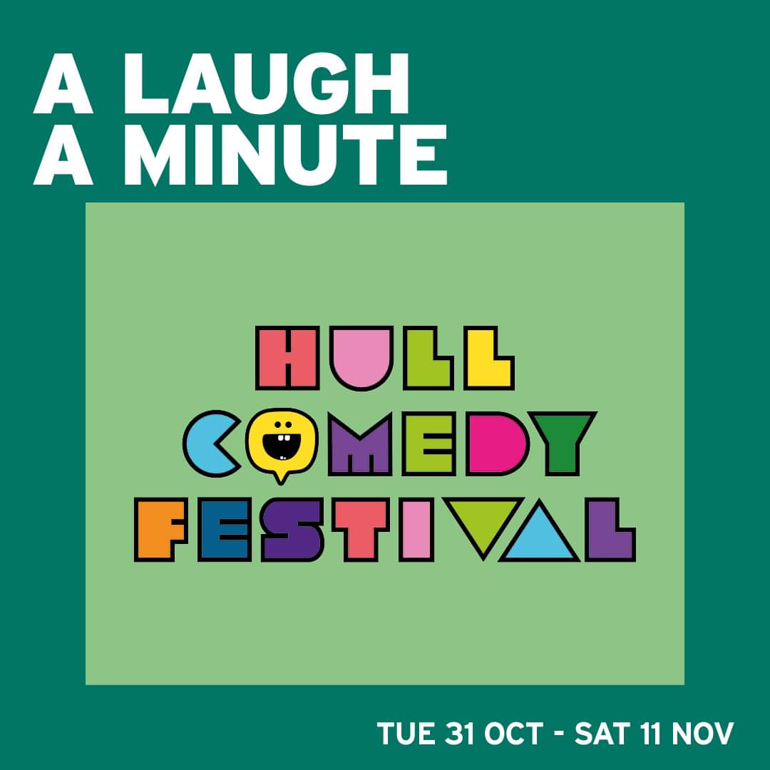 🤣 @HullTruck shows now on sale 🤣

Week one! 

📆 Tues 31st Oct to Sat 4th November
🎤 Hull Truck Theatre, Godber Studio
🎟️ £6.50 - £18 
 👇
hulltruck.co.uk/whats-on/comedy

Featuring @RobotKemp, @EdyHurst, @JuliaMasli, @ViggoVenn, Jeddy Bear and Gary & @alanhudsonmagic @KatHudsonMagic