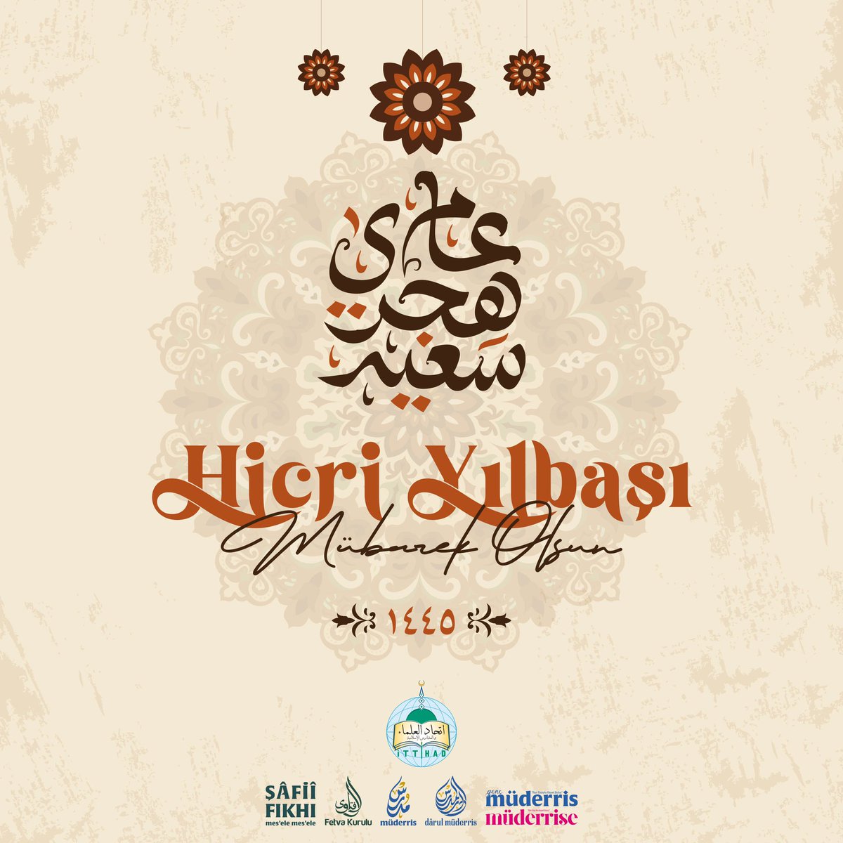 İTTİHADUL ULEMA olarak hicrî yılbaşının ümmetin birliğine vesile olmasını yüce Allah'tan niyaz ediyoruz.

Hicrî 1445. yılı Müslümanlara hayırlar getirsin yeni yılımız mübarek olsun!