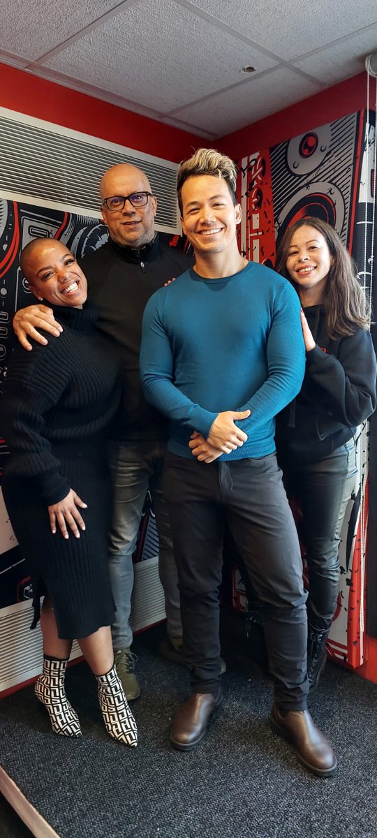 Great to have SA-born actor @shannonkook in-studio on #Drive326 with @sugafunk and the team today…chatting about his very successful roles on The Conjuring, The 100 and Degrassi as well as near-misses with Charlize Theron and how much he’s missed Aromat and Pronutro