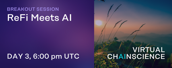 topl_protocol's tweet photo. #ReFi meets #AI? Join us this Friday at #ChainScience for a captivating breakout session hosted by @ArtuGrande. 🤖🍃

Don't miss any of the sessions by joining the Topl Discord: https://t.co/uqWKEQw61C https://t.co/nTuF22q1YU