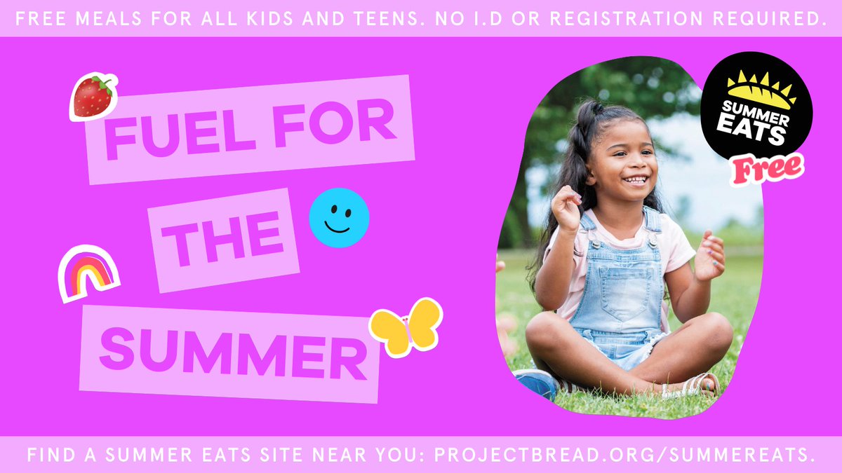 projectbread's tweet photo. #SummerEatsMA is in full swing across Massachusetts.  That means free, delicious meals are available for all kids &amp; teens (18 and under). No I.D or registration required – just drop in, kick back, and eat up! https://t.co/KWM2Ydw0pD