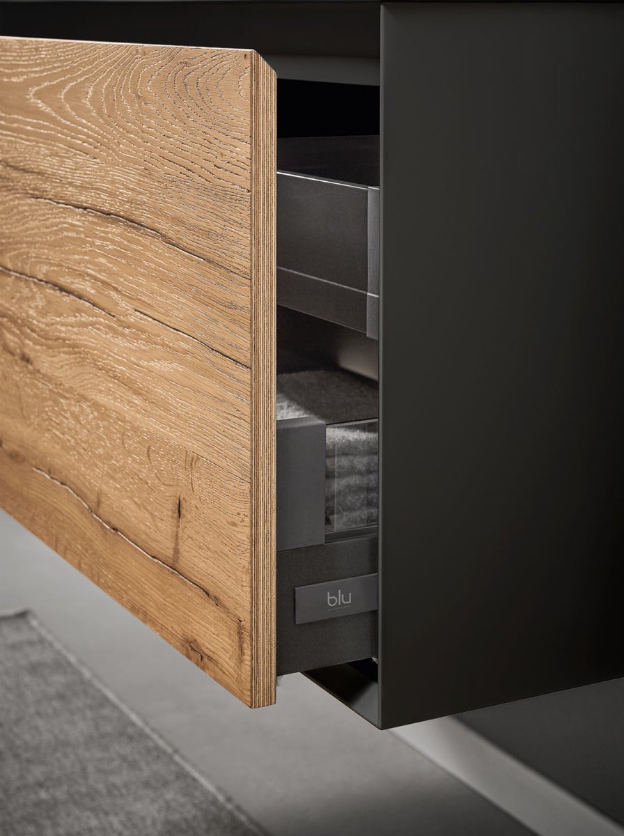 BluBathworks's tweet photo. Our 45° Fenix collection vanities are Italian-crafted, promising innovative design, sustainable materials, and timeless appeal. The FULL series vanities come with a slim inner drawer to provide quick and easy access to smaller items and help maintain a minimalist look externally. https://t.co/q6bsuTQIZH