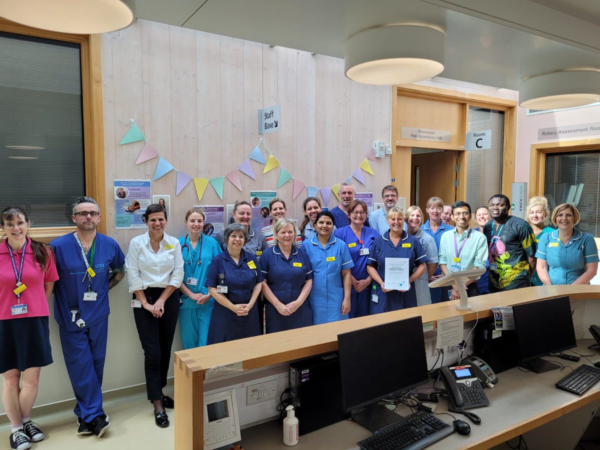 So very proud to be part of this amazing team 🤩. The news we’ve been waiting for. Ward silver ward accreditation success with excellent results . Congratulations 🥳 to the whole MDT of our neonatal unit.