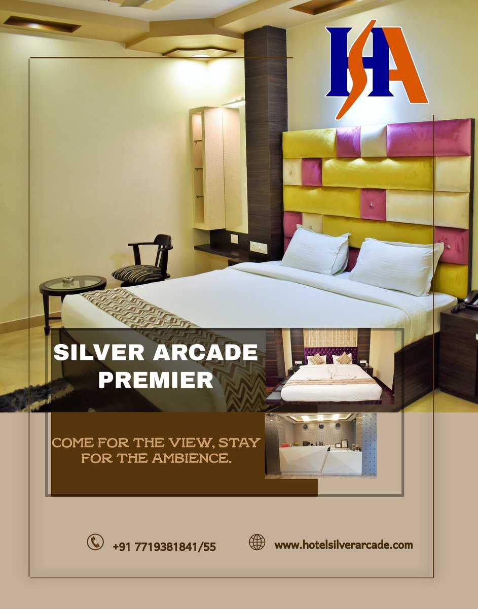 ArcadePremier's tweet image. A perfect place to stay, where style meets comfort......
#silverarcadepremier #comfortroom #ambience #relaxation #staycation #luxuryrooms #BusinessHotel #prebooking #BookNow #Malda