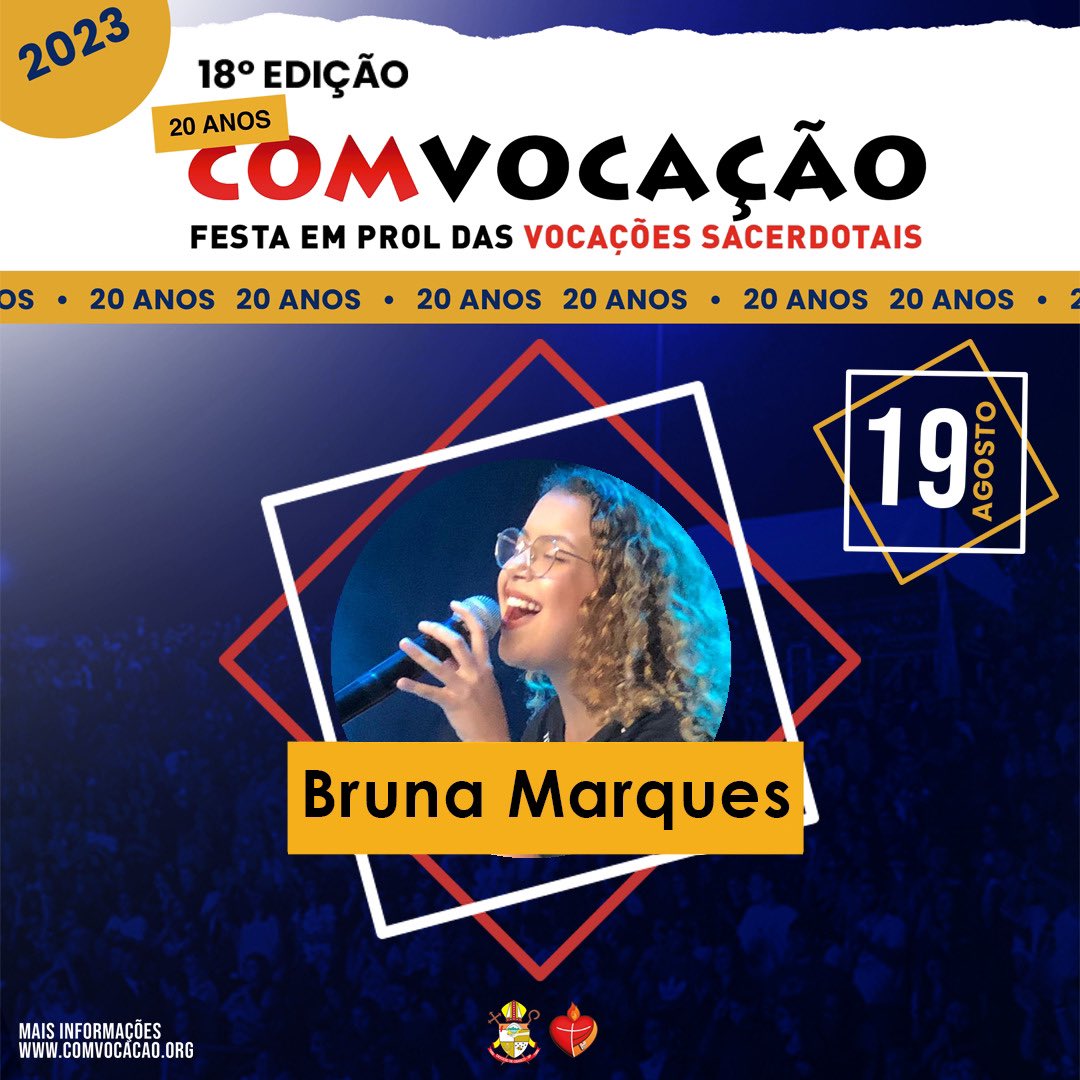 Com_Vocacao's tweet photo. DIA 19 TÁ IMPERDÍVEL ♥️♥️♥️ #comvocacao #catolicos #evento https://t.co/GRyOhG8440