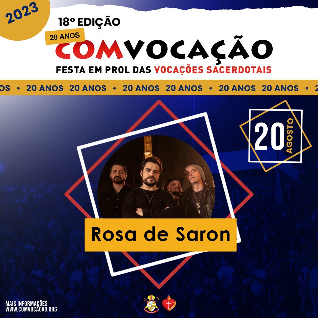 Com_Vocacao's tweet photo. DIA 20 ENTÃO? NÃO DA PARA PERDER!!! ♥️♥️♥️ #comvocacao #catolicos #evento https://t.co/33WNDW4vCn