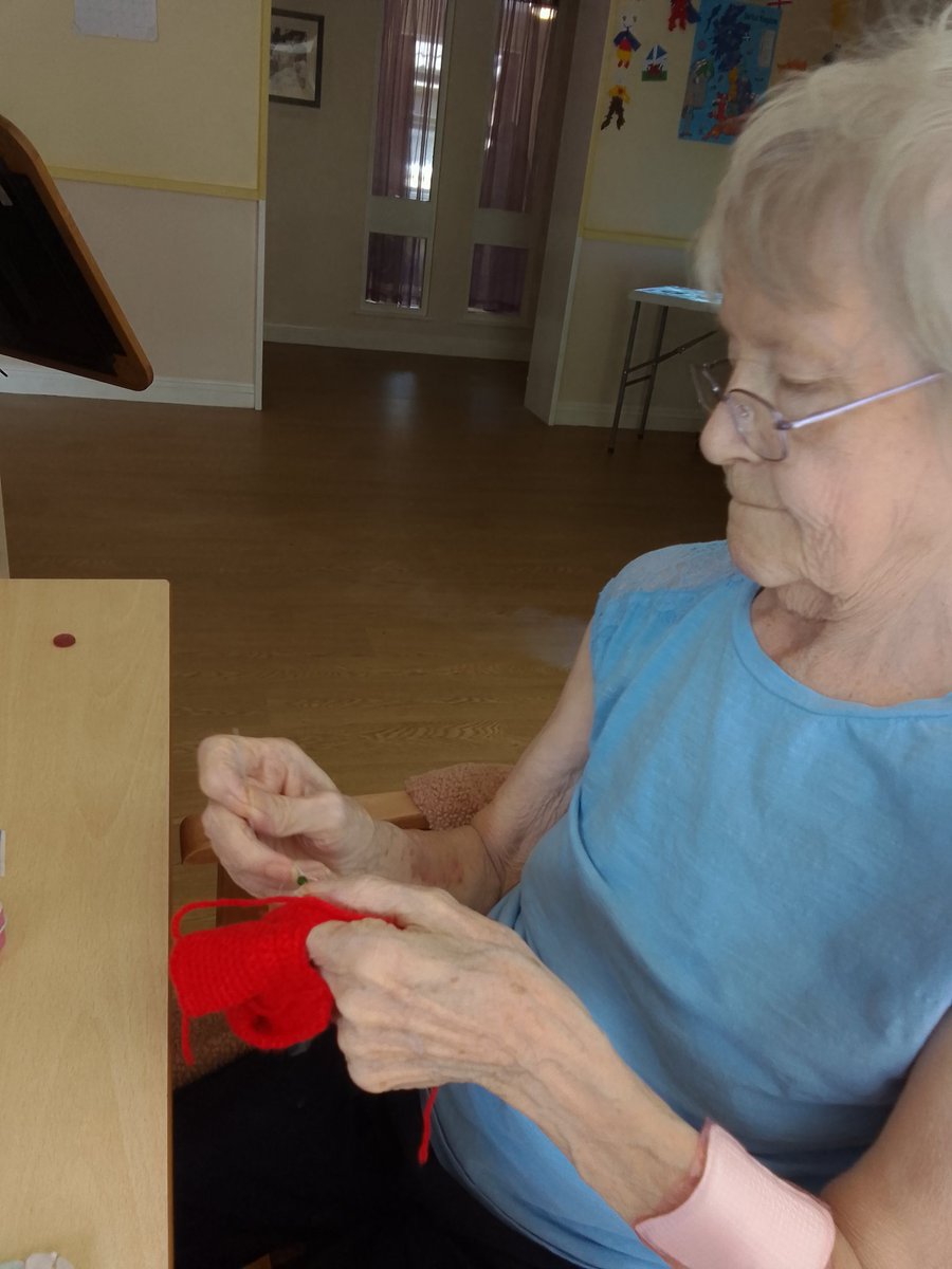 In Stiches 
Our current project is almost completed.
#hicaactivity