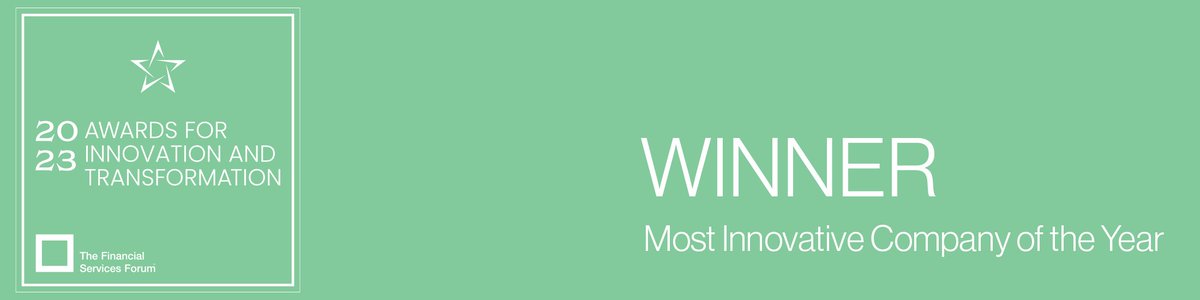 Fantastic for the team to win ‘Most Innovative Company of the Year’ at the <a href="/TheFSForum/">The FS Forum</a> Awards 2023! 🥇

What a night! 🎉

Congratulations to fellow winners <a href="/SnoopApp/">Snoop</a> 👏👏