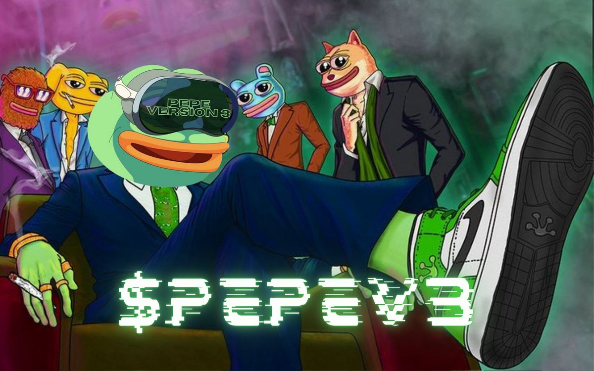 PepeVersion3ERC's tweet photo. $PEPEV3 is a token that represents a 3rd chance in being part of the next 1000x project. Run by a serious team with deep pockets. 

#PEPEV3 #PEPE #X1000GEMS #ETH

You don't want to miss out for a 3rd time? Join, shill and spread the love. https://t.co/m0kkrrWERE