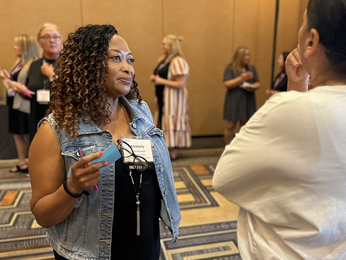 carnegielearn's tweet image. Nothing but network baby! 🏀🗑️ Starting day 2 of #LitForAll #TNI2023 with a massive networking session because we’re all in this together.