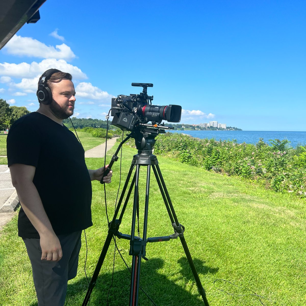 A4GL's tweet photo. It was a beautiful day on Friday at Edgewater Beach in Cleveland as Crystal M.C. Davis, VP of Policy and Strategic Engagement, brought her expertise to the forefront. She was interviewed by #wonderfilms for a timely documentary on the urgent issue of #PlasticPollution. https://t.co/6S4GL4JOHj
