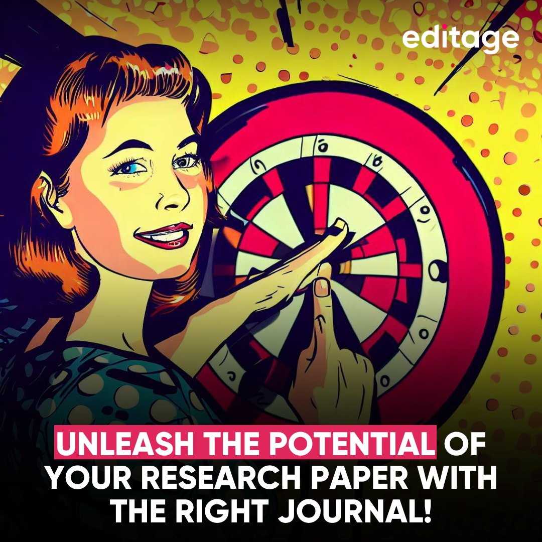 Editage's tweet photo. Unleash the potential of your research paper with the right journal!🎯📝
With Editage's specialized Journal Selection service, get personalized recommendations & a detailed report for easier decision-making: https://t.co/pSXMb33Ib9
#JournalSelection #PublicationSuccess https://t.co/jRrK8Xb4L5