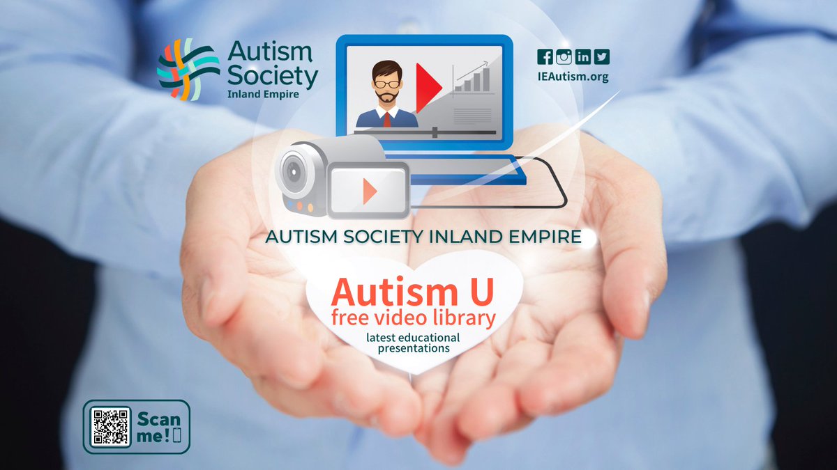 AutismSocietyIE's tweet image. Wish you had been able to catch one of our monthly educational presentations? No worries- we have free replays available on our #AutismU page ieautism.org/video-library/. Check out our library today #AutismSocietyInlandEmpire- #YourlocalAutismconnection for #AutismResources