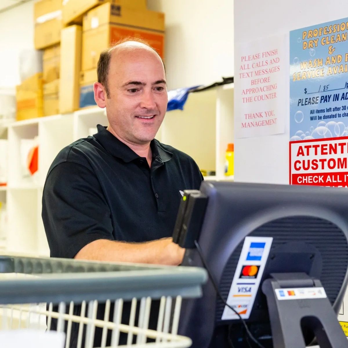 We pride ourselves on providing exceptional customer service. With friendly attendants and quick assistance, we're here for you every time you're here to do your laundry.
