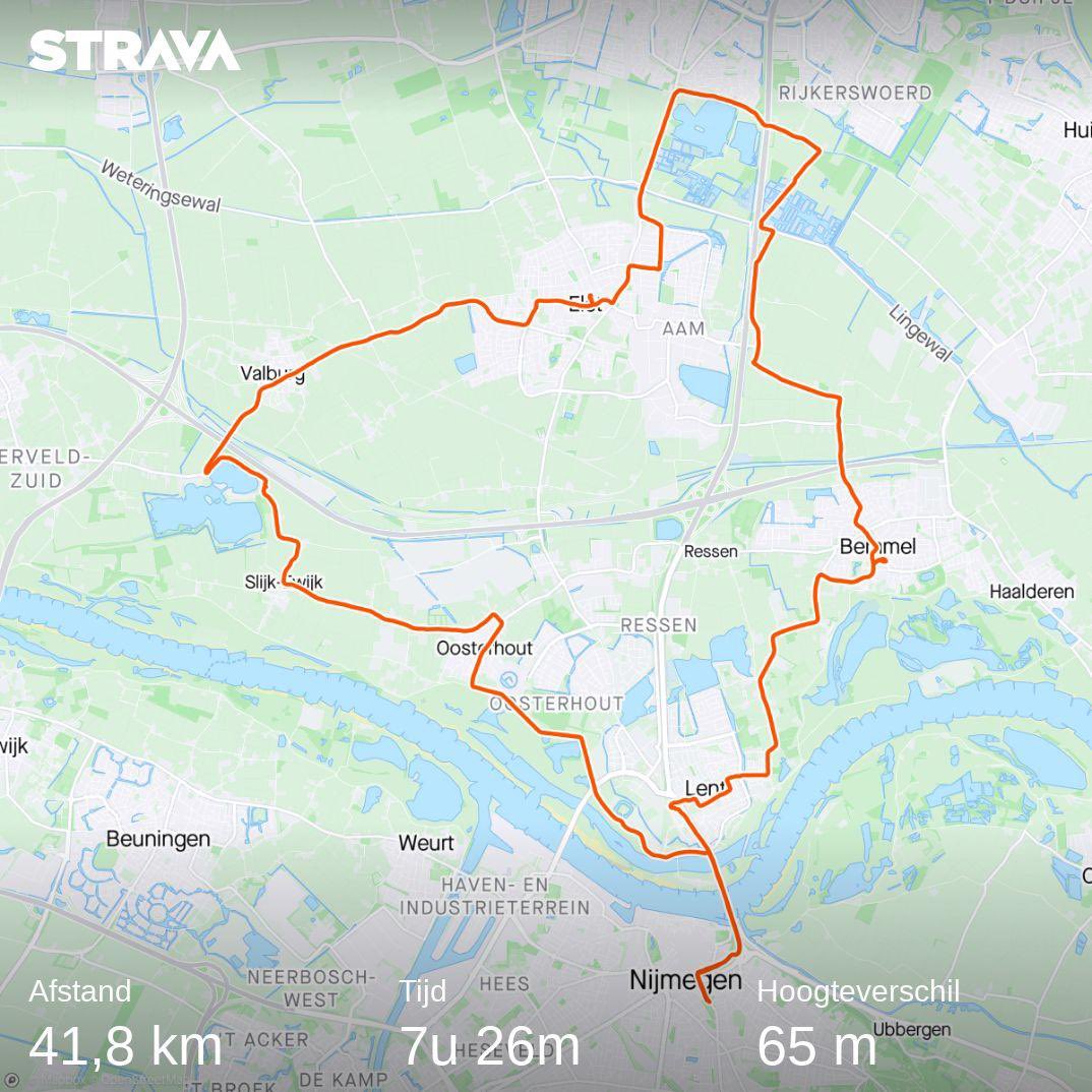 JanKamp4's tweet image. Dag 1 van de #4daagse zit erop. @Douane #WalkoftheWorld  Bekijk mijn wandeling op Strava.
strava.app.link/3kYfn496wBb
