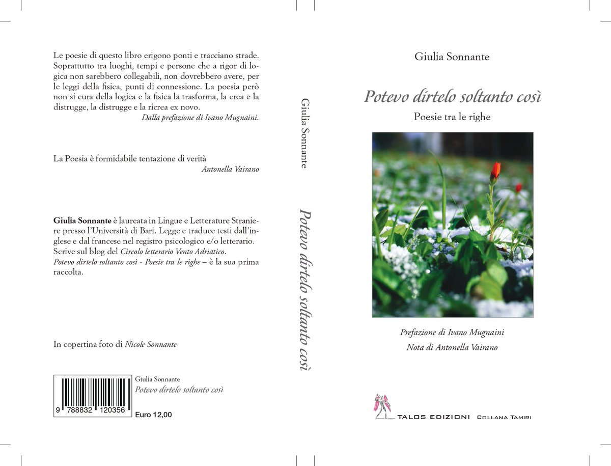 TalosEdizioni's tweet photo. #Prossimamente 
#talos
#poesia https://t.co/HYDdpHc6lE