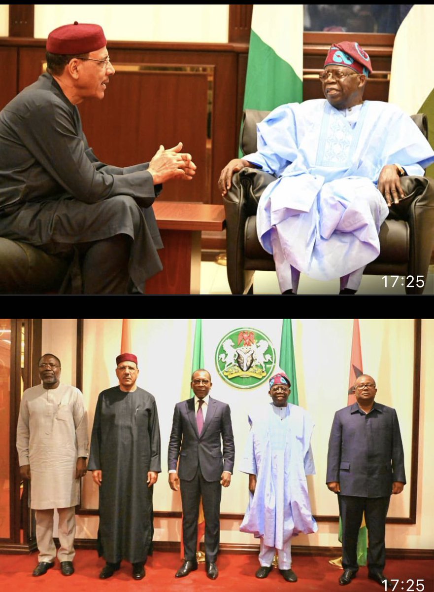KemPatriot's tweet image. When your President is respected by other Presidents ! @officialABAT
STATE HOUSE PHOTOS
President of the Republic of Guinea-Bissau, Umaro Sissoco Emabalo, President Bola Ahmed Tinubu,President of the Republic of Benin, Patrice Talon, President of the Republic of Niger,…