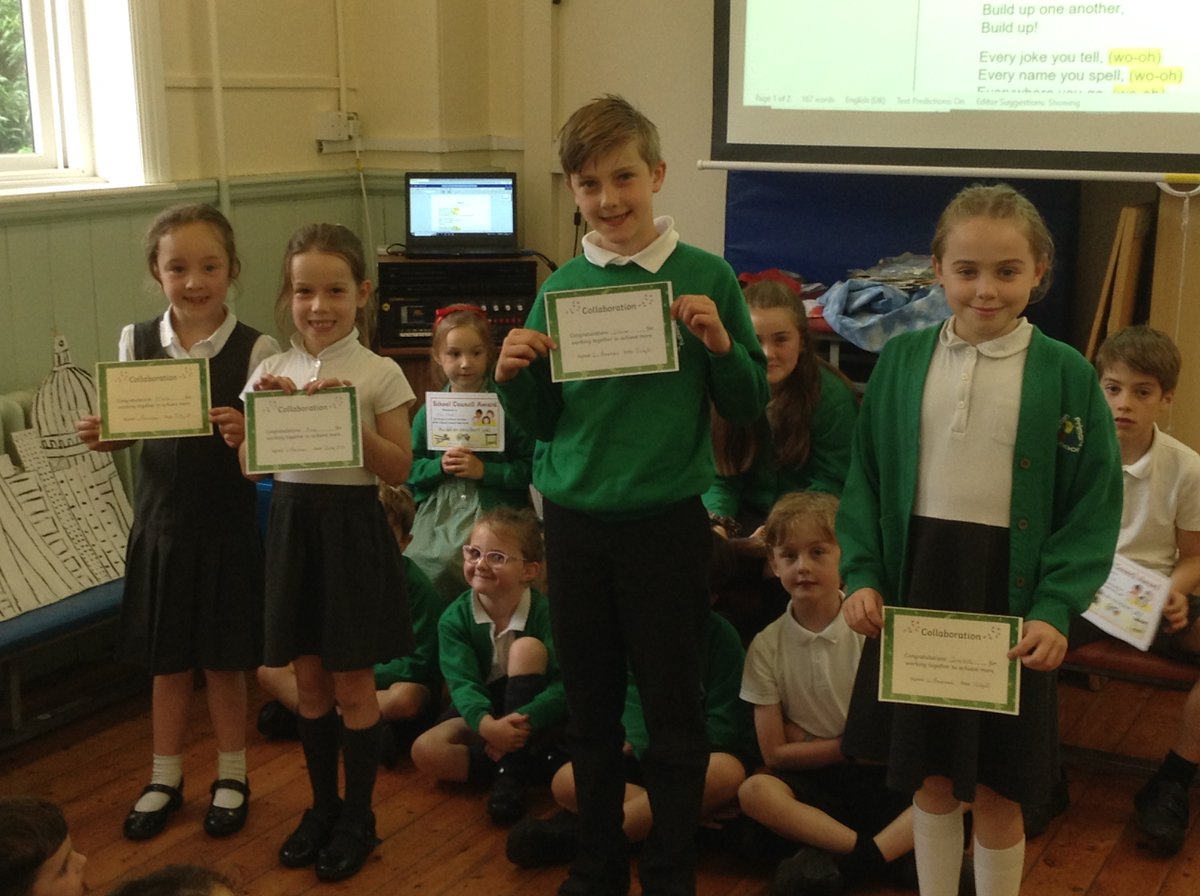 LangtonSchool's tweet photo. A bit of a celebration assembly today with awards for the house of the term and year. School Council thank you and welcome to new members and our awards to celebrate our school values collaboration, resilience and creativity. ๐#teamlangton #alllearningtogether https://t.co/WqPBeMcK6F