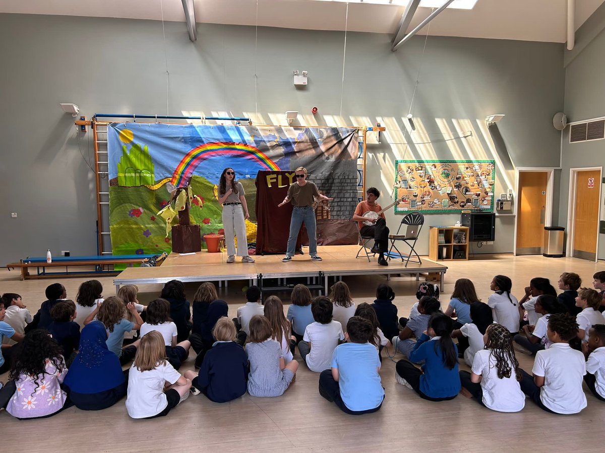 ‘Mismatch theatre company came to show year 3 the pilot of their ‘How Many Legs?’ show, all about bugs. It was informative and very funny!’@mismatchtheatre