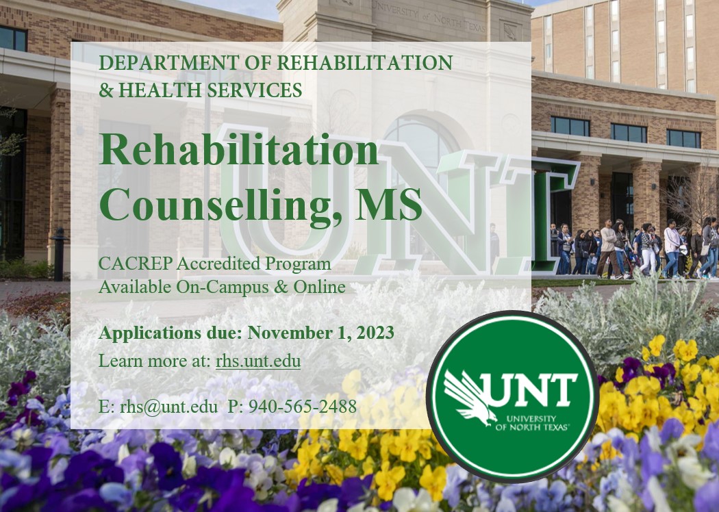 UNT - Rehab & Health Services tweet media