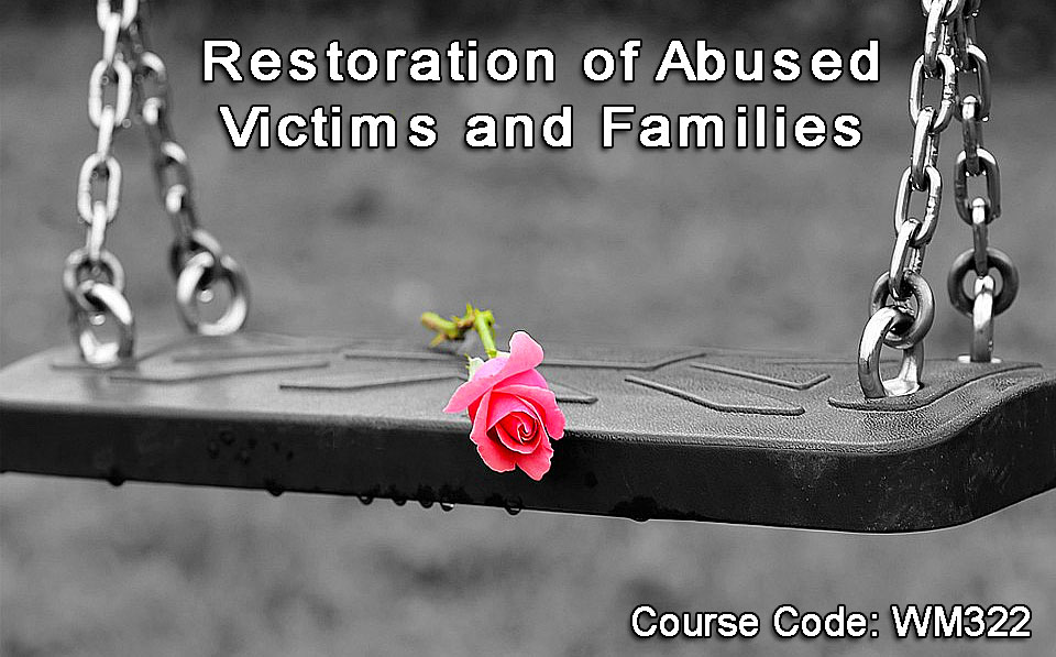 Restoration of Abused Victims and Families Course Code: WM322
Violence among intimate people; the philosophy of non-violence; the consequences of violence; and preventive measures and strategies for dealing with violence in the family. 
v4.oasissis.com/cgi-bin/v5/pub…