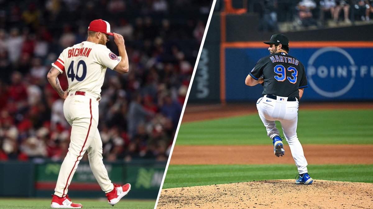 MiamiOHBaseball's tweet photo. When Grant Hartwig got the call that changed his life, he initially declined it. Twice.

When Sam Bachman got the call to the big leagues, he was sound asleep.

New feature story on both pitchers' MLB debuts, 24 days apart: https://t.co/9D2UVrZ3La

#RiseUpRedHawks #LoveAndHonor https://t.co/CKm2fOpNTP