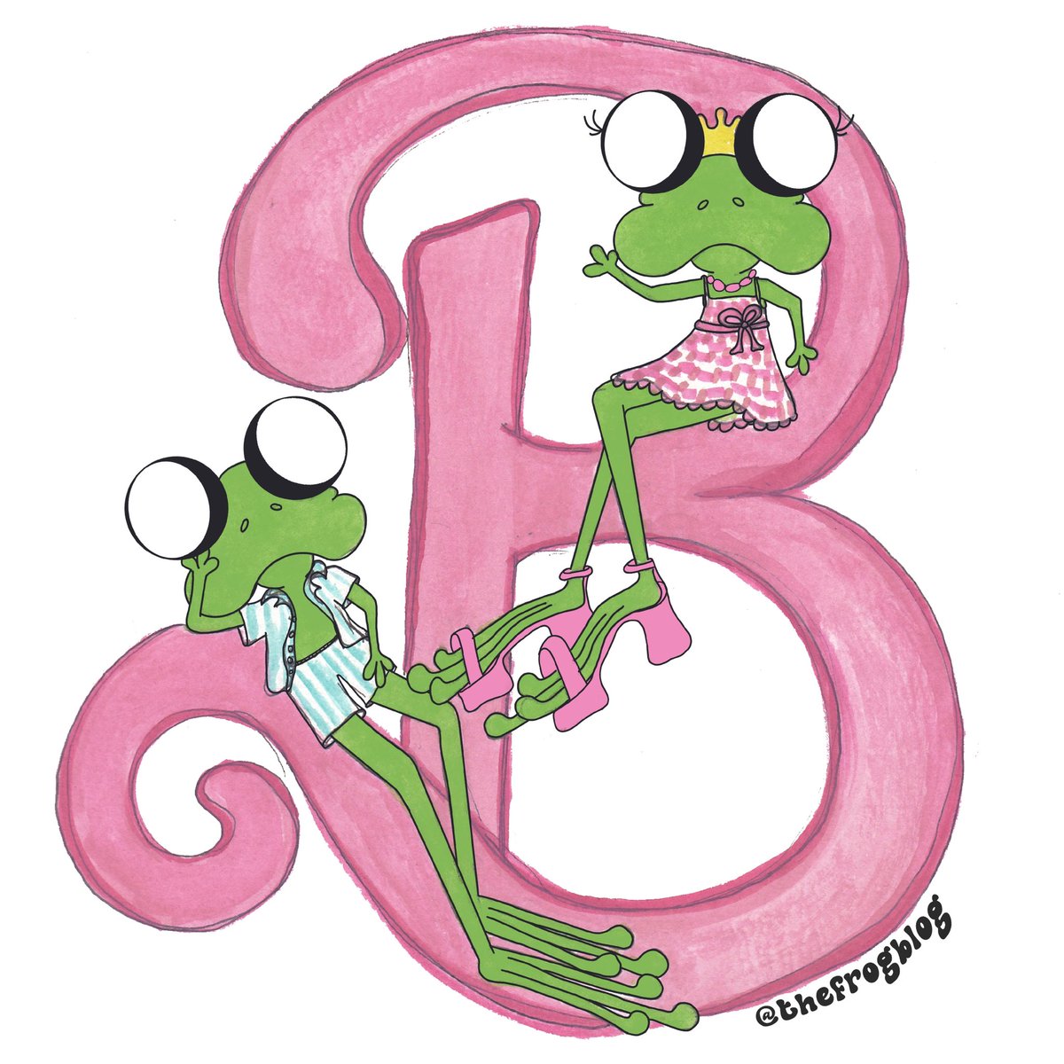 Emelia_Blue's tweet photo. B is for frog https://t.co/reCWmFol9H