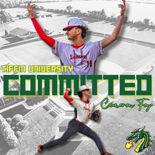 camfoy19's tweet photo. Blessed to announce I will be continuing my academic and athletic career at Tiffin University. I’d like to thank all my friends, family and coaches for all of the help along the way.
#commited #tu #rolldragons🐉
@NHS_LANCERS @LCSportsNet @NCNewsSports @Cover3_ATH https://t.co/sN0fBzC95U