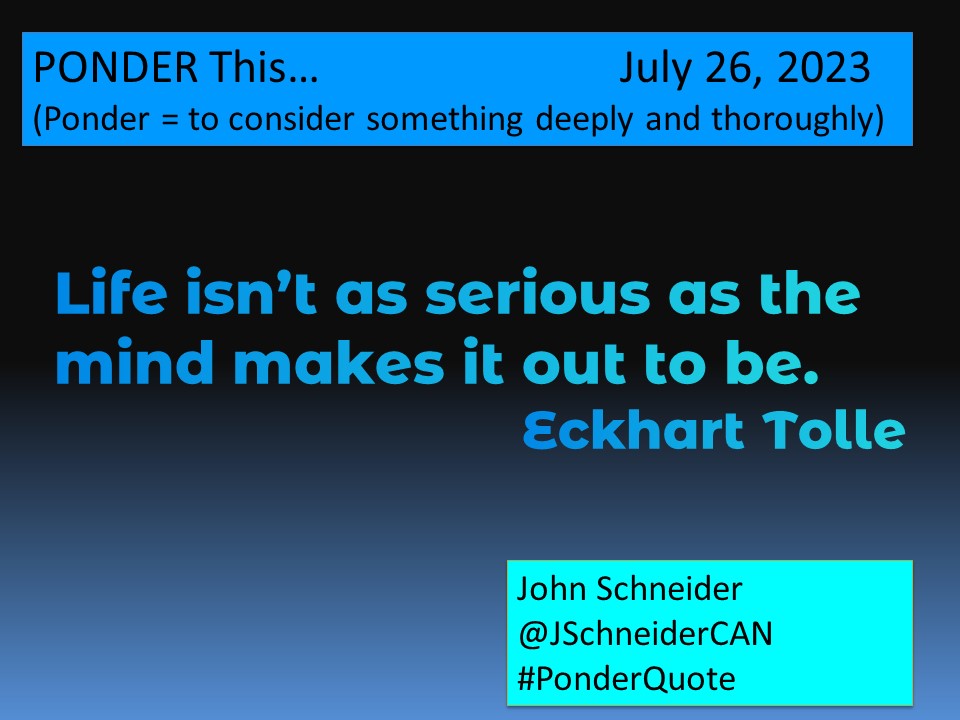 My #PonderQuote for today! <a href="/St_Marys_Kitch/">Jerome The Eagle</a> <a href="/WCDSBNewswire/">WCDSB</a> <a href="/WCDSBwellness/">@WCDSBWellness</a> <a href="/WCDSBReligion/">WCDSBReligion&FL</a>