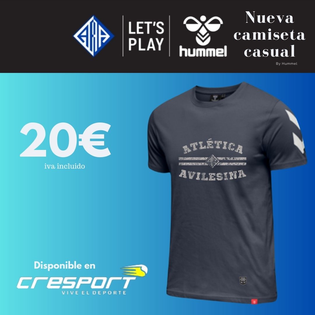 🔷️ TIENDA
Ya disponibles en <a href="/cresportaviles/">Cresport</a> 

La camiseta y la sudadera <a href="/hummelspain/">hummel ES-PT</a> de la Atlética

100% algodón!
No te quedes sin ellas!