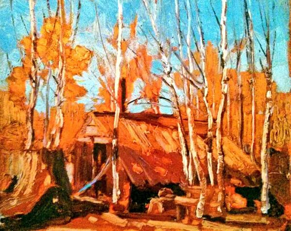 TTLastSpring's tweet photo. 1914 Shack in the North Country #tt1914 @agotoronto https://t.co/WlCuH6zEGz