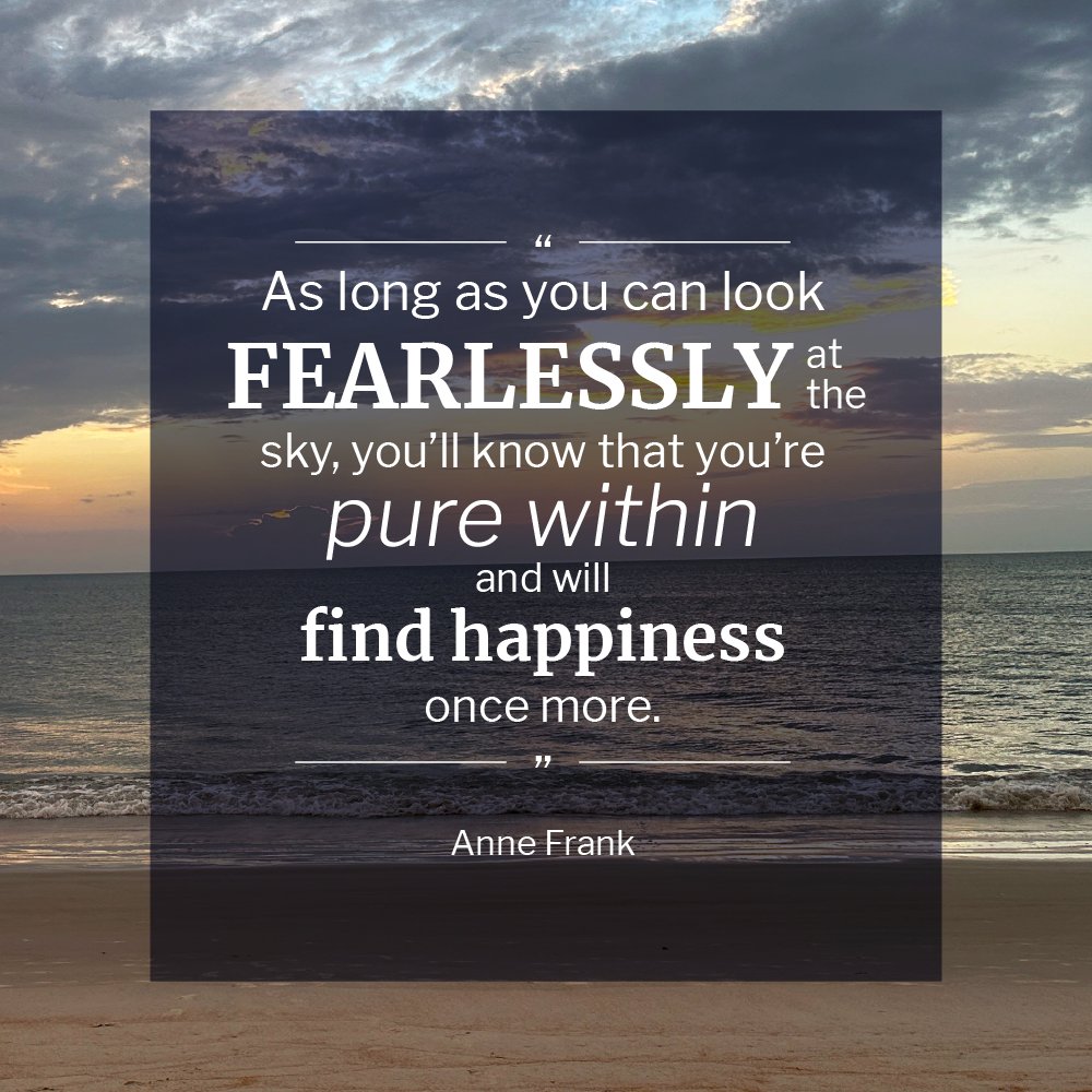 Doc_First's tweet image. “Whenever you're feeling lonely or sad, try going to the loft on a beautiful day and looking outside. (...) As long as you can look fearlessly at the sky, you'll know that you're pure within and will find happiness once more.” - Anne Frank

#documentaryfirst #wwii #wwiihistory