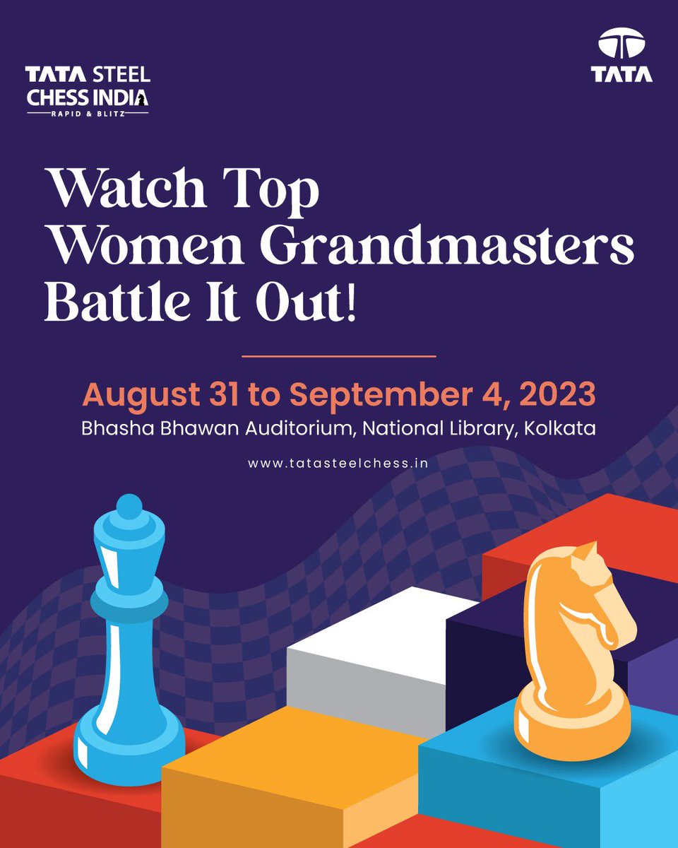 Tata Steel Chess India on Twitter "We are thrilled to announce the