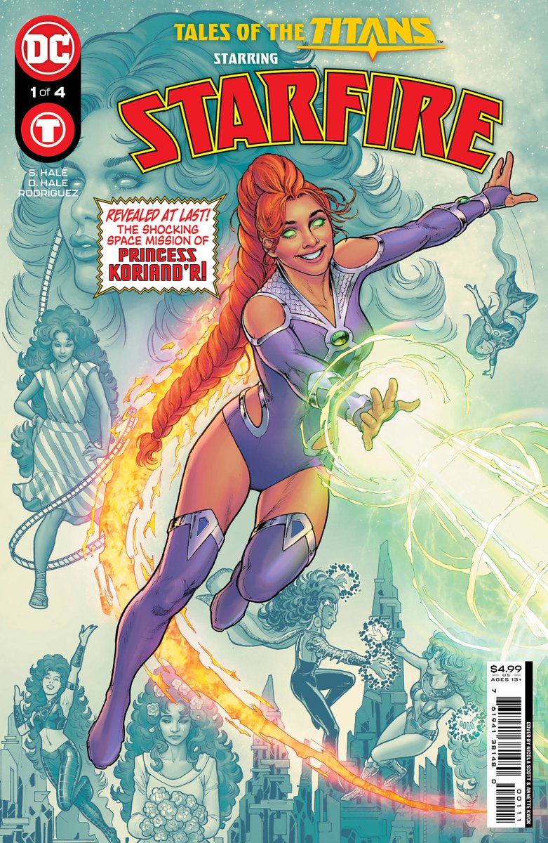 Today TALES OF THE TITANS #1 comes out! Check out this 30-page one-shot at a comic store near you. What an absolute joy it was to write about Kory, her big feelings and her big heart. And I got to work with a Titan of a team!