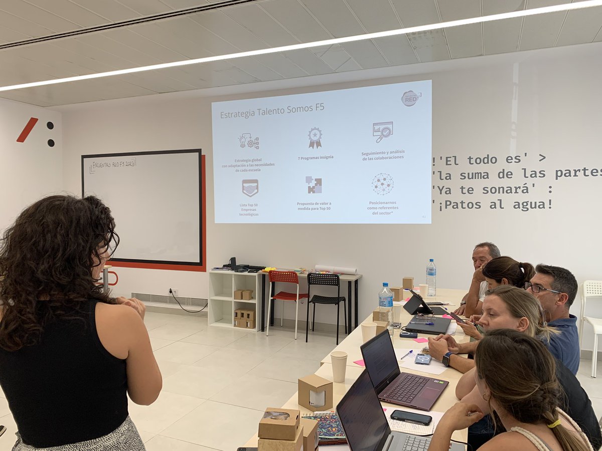 Hoy nos reunimos con todas las entidades de la #RedF5 en el nuevo espacio de <a href="/FactoriaF5/">Factoría F5</a> y @somosf5_ en Madrid. Un increíble equipo capaz de combinar profesionalismo, ambición y entusiasmo. ¡El modelo F5 tiene futuro! #EncuentroRedF5