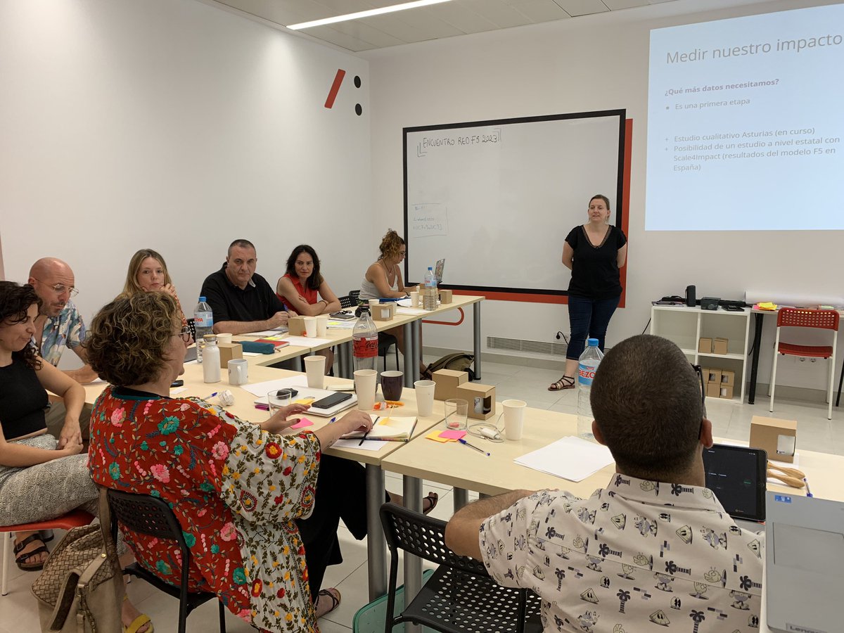ThureauG's tweet photo. Hoy nos reunimos con todas las entidades de la #RedF5 en el nuevo espacio de @FactoriaF5 y @somosf5_ en Madrid. Un increíble equipo capaz de combinar profesionalismo, ambición y entusiasmo. ¡El modelo F5 tiene futuro! #EncuentroRedF5 https://t.co/fYfjhghX2r