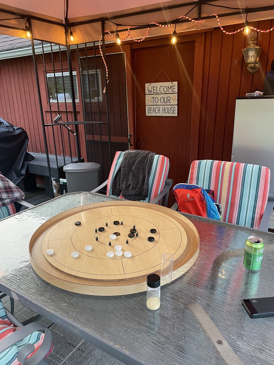 ExtraPintToledo's tweet image. Enjoying some Lake time with the family this week, and some #crokinole too!