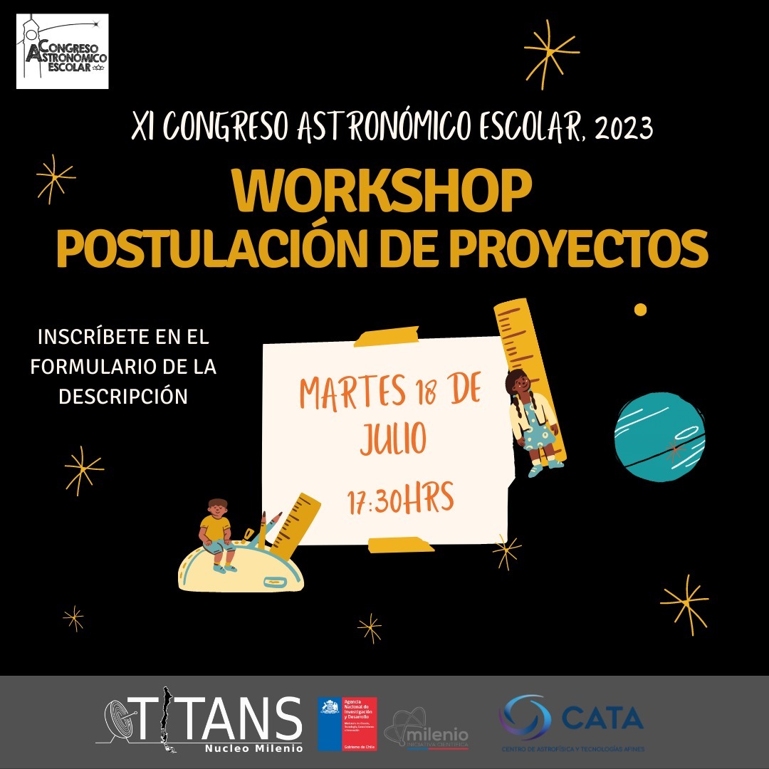 ICEC_UChile's tweet photo. El Instituto de Física y Astronomía Facultad de Ciencias, U de Valparaíso, invita a participar del Workshop online Postulación de Proyectos hoy 18 de julio a las 17:30. para participar, completa el siguiente formulario https://t.co/gUhQ38aSmD https://t.co/FIMjtbWlXw