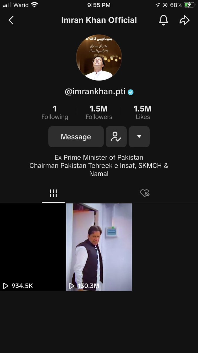 OMG!!! This is the power of @ImranKhanPTI 🔥🔥🔥
1M+ views on 2nd video in just 15 min 😲😍

#IKonTikTok #ComingSoonOnTikTok