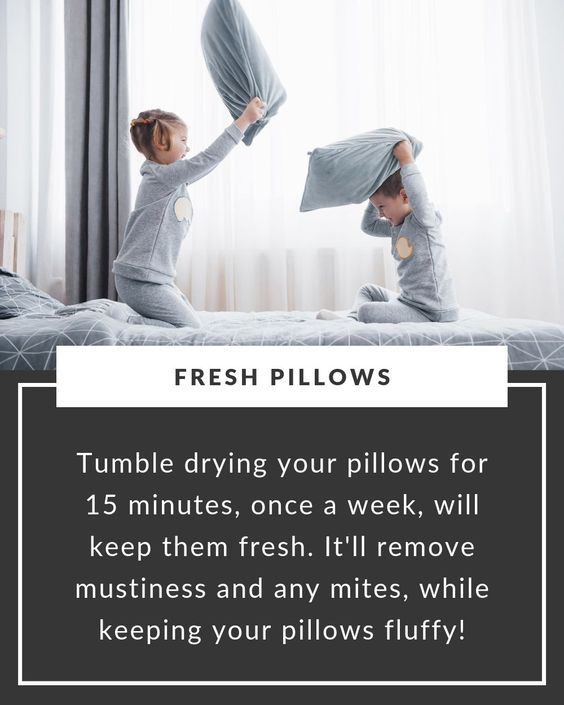 Freshen up those pillows!