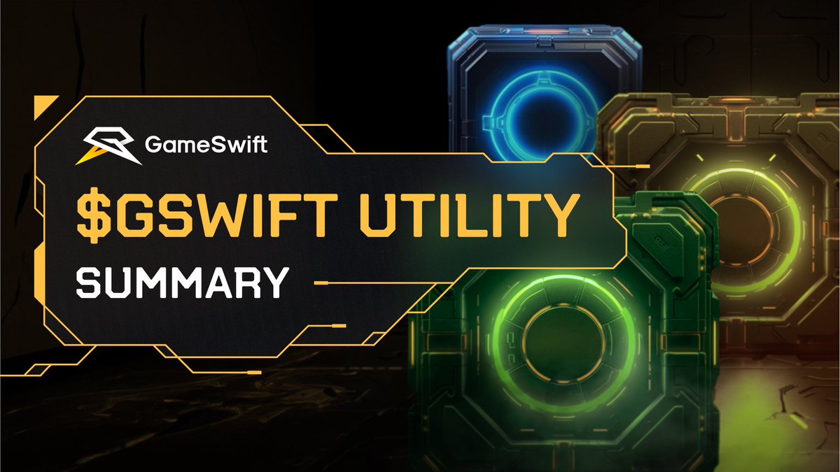GameSwift_io's tweet image. $GSWIFT will be listed on @Bybit_Official in 3 days! 📆

And token utility is what separates solid projects from weak ones.

Today, we have prepared a comprehensive summary of the utility of $GSWIFT.

How will the community benefit from $GSWIFT?

Find the answers right here 👇