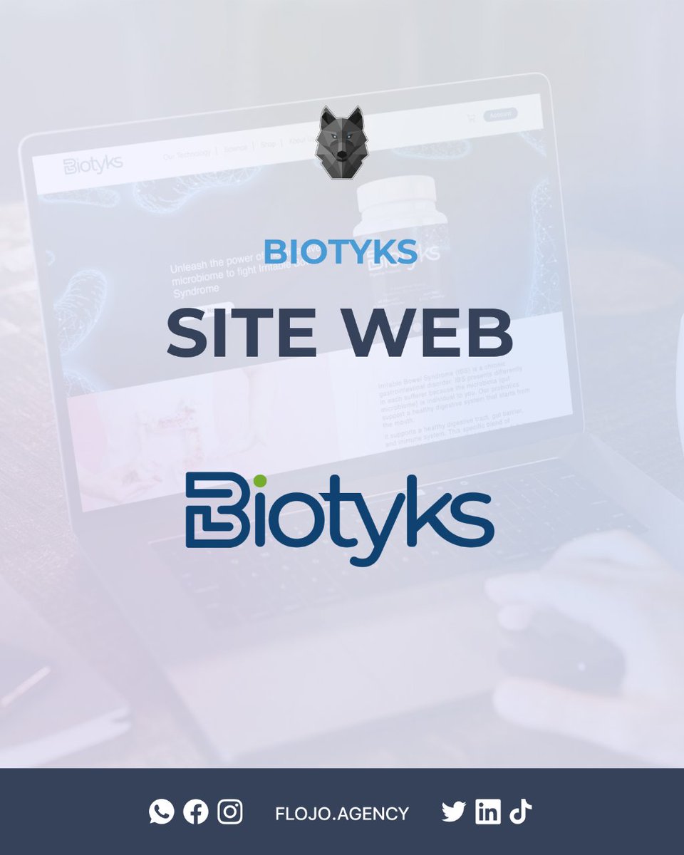 Studjoow's tweet photo. Nous sommes ravis d'avoir collaboré avec Biotyks, une plateforme en ligne qui offre à chacun l'opportunité de se procurer des capsules et des gummies. Nous avons eu le plaisir de créer leur site web, leur logo et leur charte graphique, donnant ainsi vie à leur vision avec style. https://t.co/KcwZ1NMtwh