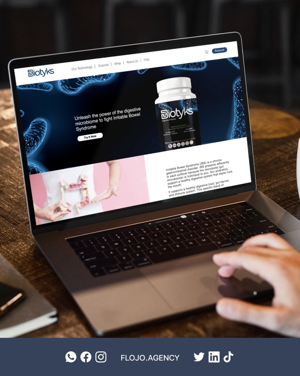 Studjoow's tweet photo. Nous sommes ravis d'avoir collaboré avec Biotyks, une plateforme en ligne qui offre à chacun l'opportunité de se procurer des capsules et des gummies. Nous avons eu le plaisir de créer leur site web, leur logo et leur charte graphique, donnant ainsi vie à leur vision avec style. https://t.co/KcwZ1NMtwh